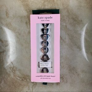 NEW! Kate Spade Silver Heart Apple Watch Bracelet